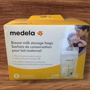 Medela Breast Milk Storage Bags 6oz/180ml - 100 Count